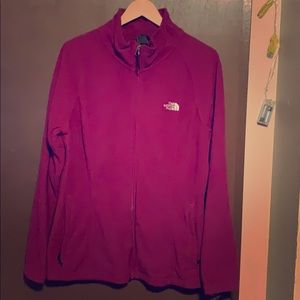 North face zip jacket